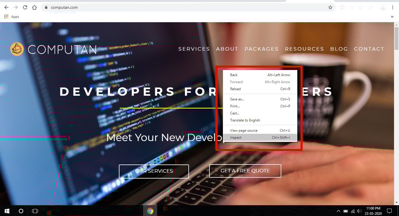 How to tell what platform a website is built on